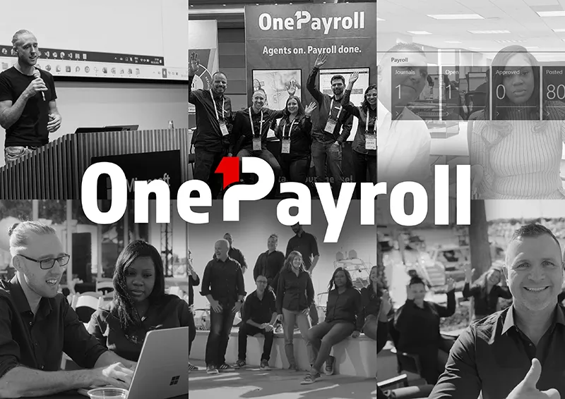 OnePayroll Collage BW