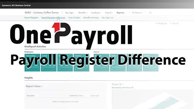 Thumbnail Video Payroll Register Difference Report