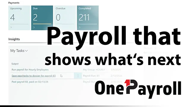 Payroll that shows you whats to do next
